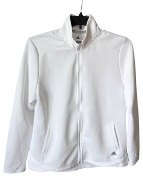 Womens Adidas Golf Essentials Textured Jacket Full Zip